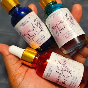 "Grow and Glow Hair Oil"